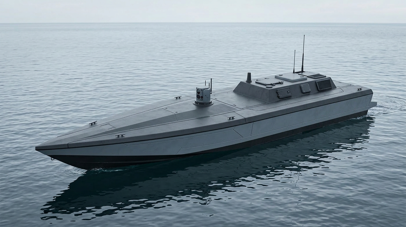 Stone Peak Systems 5.5-metre autonomous surface vessel render
